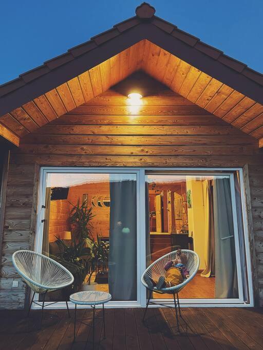 Polanka Beskid Niski Cute Cabin With Spectacular Views Hanczowa Exterior photo