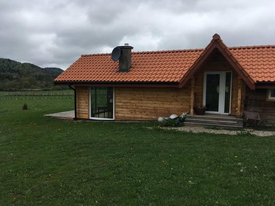 Polanka Beskid Niski Cute Cabin With Spectacular Views Hanczowa Exterior photo